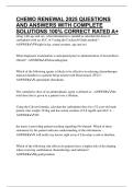 CHEMO RENEWAL 2025 QUESTIONS AND ANSWERS WITH COMPLETE SOLUTIONS 100&percnt; CORRECT RATED A&plus;