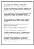 NCM PART 1 FUNDAMENTALS OF NURSING QUESTIONS WITH COMPLETE SOLUTIONS