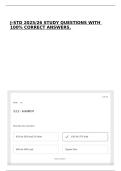 J-STD 2025&sol;26 STUDY QUESTIONS WITH 100&percnt; CORRECT ANSWERS&period;