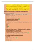 INDIANA AUCTIONEER LICENSURE EXAM QUESTIONS AND ANSWERS &ndash; CORRECTLY ANSWERED VERIFIED VERSION 2025 &vert;&vert; 100&percnt; GUARANTEED PASS <RECENT VERSION>