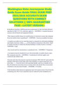Washington State Journeyman Study Guide Exam Guide FINAL EXAM PREP 2025&sol;2026 ACCURATE EXAM QUESTIONS WITH CORRECT SOLUTIONS &vert;&vert; 100&percnt; GUARANTEED PASS <LATEST VERSION>