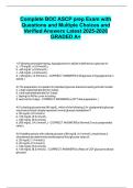 ASCP-BOC EXAM BUNDLE WITH COMPLETE SOLUTION LATEST UPDATED 2025-2026 GRADED A&plus;