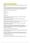 BLAW 341 Exam 1 Questions with Verified Answers 