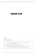 GNUR 238 EXAM 3 RESPIRATORY QUESTIONS AND VERIFIED ANSWERS