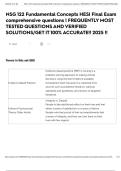 NSG 122 Fundamental Concepts HESI Final Exam comprehensive questions &vert; FREQUENTLY MOST TESTED QUESTIONS AND VERIFIED SOLUTIONS&sol;GET IT 100&percnt; ACCURATE&excl;&excl; 2025 &excl;&excl;
