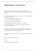 NR602 Midterm Exam Questions and Answers- My Study Set