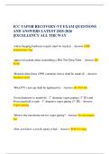ICC VAPOR RECOVERY-VT EXAM QUESTIONS AND ANSWERS LATEST 2025-2026 &vert;EXCELLENCY ALL THE WAY