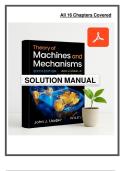 Solution Manual for Theory of Machines and Mechanisms &lpar;6th Edition&rpar; by John J&period; Uicker Jr&period;&comma; Gordon R&period; Pennock&comma; and Joseph E&period; Shigley