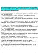Utah Esthetics Instructor Exam &ndash; Educational Psychology & Professional Standards- Ethics&comma; Motivation&comma; Lesson Planning&comma; and Classroom Management&period;pdf