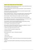 CMN 260 - Exam 2 Questions with Correct Answers Graded A&plus;
