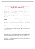 American Revolution 2025-2026 &vert; Questions with 100&percnt; Correct Answers 2025&sol;2026 UPDATE &vert; Verified Solutions