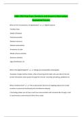 CMN 170V Final Exam Questions and Answers&vert; New Update  Guaranteed Success