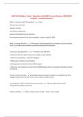 BAEP 451 Midterm Exam &vert; Questions with 100&percnt; Correct Answers 2025&sol;2026 UPDATE &vert; Verified Solutions