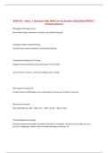BAEP 451 - Quiz 1 &vert; Questions with 100&percnt; Correct Answers 2025&sol;2026 UPDATE &vert; Verified Solutions