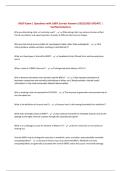 BAEP Exam &vert; Questions with 100&percnt; Correct Answers 2025&sol;2026 UPDATE &vert; Verified Solutions
