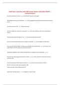 BAEP Exam &vert; Questions with 100&percnt; Correct Answers 2025&sol;2026 UPDATE &vert; Verified Solutions