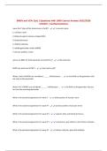 BAEPs and VEPs Quiz &vert; Questions with 100&percnt; Correct Answers 2025&sol;2026 UPDATE &vert; Verified Solutions