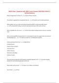 BAEPs Exam &vert; Questions with 100&percnt; Correct Answers 2025&sol;2026 UPDATE &vert; Verified Solutions