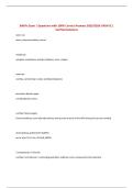BAEPs Exam &vert; Questions with 100&percnt; Correct Answers 2025&sol;2026 UPDATE &vert; Verified Solutions