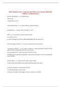BAEPs Module 5 Exam &vert; Questions with 100&percnt; Correct Answers 2025&sol;2026 UPDATE &vert; Verified Solutions
