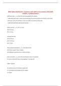 BAEPs &lpar;Becca Book&rpar; Exam &vert; Questions with 100&percnt; Correct Answers 2025&sol;2026 UPDATE &vert; Verified Solutions