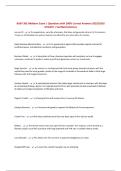 BAEP 301 Midterm Exam &vert; Questions with 100&percnt; Correct Answers 2025&sol;2026 UPDATE &vert; Verified Solutions