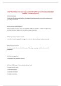 BAEP 423 Midterm &num;1 Exam &vert; Questions with 100&percnt; Correct Answers 2025&sol;2026 UPDATE &vert; Verified Solutions