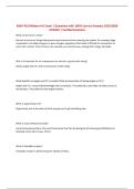 BAEP 423 Midterm &num;1 Exam &vert; Questions with 100&percnt; Correct Answers 2025&sol;2026 UPDATE &vert; Verified Solutions