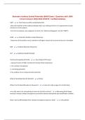 Brainstem Auditory Evoked Potentials &lpar;BAEP&rpar; Exam &vert; Questions with 100&percnt; Correct Answers 2025&sol;2026 UPDATE &vert; Verified Solutions