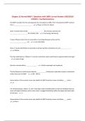 Chapter 12 Normal BAEP &vert; Questions with 100&percnt; Correct Answers 2025&sol;2026 UPDATE &vert; Verified Solutions