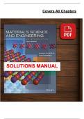 Materials Science & Engineering&colon; An Introduction &lpar;10th Ed&period;&comma; 2018&rpar; &ndash; Solutions Manual &ndash; Callister