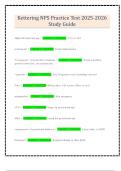 Kettering NPS Practice Test 2025-2026 Study Guide