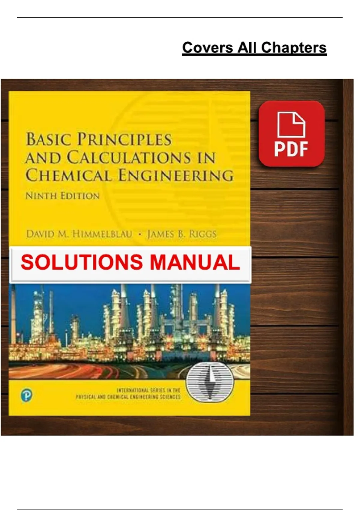 Basic Principles & Calculations in Chemical Engineering (9th Ed., 2022 ...
