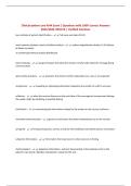 Clinical patient care NHA Exam &vert; Questions with 100&percnt; Correct Answers 2025&sol;2026 UPDATE &vert; Verified Solutions