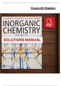 Inorganic Chemistry &lpar;5th Edition&comma; 2018&rpar; &ndash; Solutions Manual &ndash; Housecroft