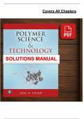 Polymer Science & Technology &lpar;3rd Edition&comma; 2015&rpar; &ndash; Solutions Manual &ndash; Fried