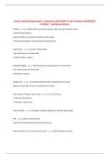 Costco Optical Department &vert; Questions with 100&percnt; Correct Answers 2025&sol;2026 UPDATE &vert; Verified Solutions