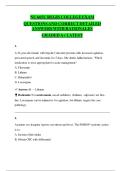 NU 665C REGIS COLLEGE EXAM  QUESTIONS AND CORRECT DETAILED  ANSWERS WITH RATIONALES  GRADED A&plus; LATEST