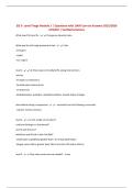 ESI 5- Level Triage Module 1 &vert; Questions with 100&percnt; Correct Answers 2025&sol;2026 UPDATE &vert; Verified Solutions