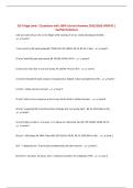 ESI Triage Level &vert; Questions with 100&percnt; Correct Answers 2025&sol;2026 UPDATE &vert; Verified Solutions