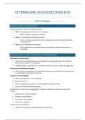 Complete samenvatting &lpar;HC &plus; WC&rpar; - Veterinaire Volksgezondheid &lpar;DB3-B-VV&rpar;