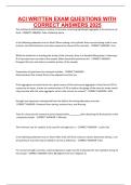 ACI TEST C138 QUESTIONS WITH CORRECT ANSWERS 2025-2026