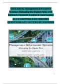 Management Information Systems &ndash; Managing the Digital Firm &lpar;17th Edition&rpar; by Kenneth Laudon & Jane Laudon &vert; Complete Test Bank with Verified Answers