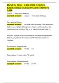 BUSFIN 4211 - Corporate Finance Exam Actual Questions and Answers 2026&period;docx