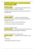 BUSFIN 4225 Exam 1 Actual Questions and Answers 2026&period;docx