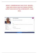WEEK 9  COMPREHESIVE CASE STUDY  REASON &semi; KNEE PAIN FOR 83 YEAR OLD FEMALE PATIENT LATEST CASE 2025 ACTUAL SCREENSHOTS&period; CLASS 6541&period;
