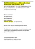 BUSFIN 3500 Exam 1 &lpar;Ch 1 & 3&rpar; Actual Questions and Answers 2026&period;docx