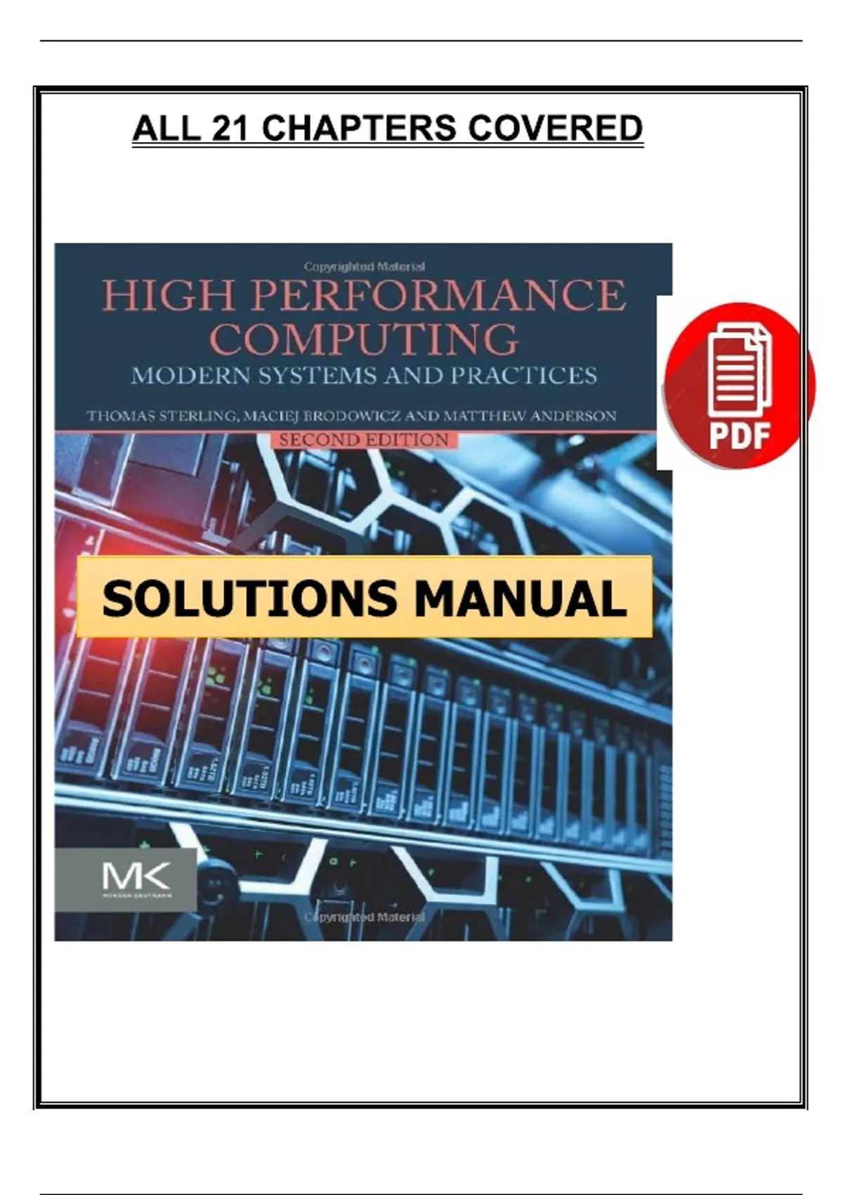 High Performance Computing (2nd Edition, 2024) – Solutions Manual ...