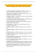 PDGA CERTIFIED RULES EXAM COMPLETE QUESTIONS AND 100&percnt; VERIFIED ANSWERS LATEST VERSION &lpar;PASS GUARANTEE&rpar;