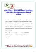 ABA Exam 1 &lpar;60&plus; Questions&rpar; &ndash; Reinforcement Schedules&comma; Differential Reinforcement&comma; Shaping & Extinction &ndash; Applied Behavior Analysis &ndash; Liberty University